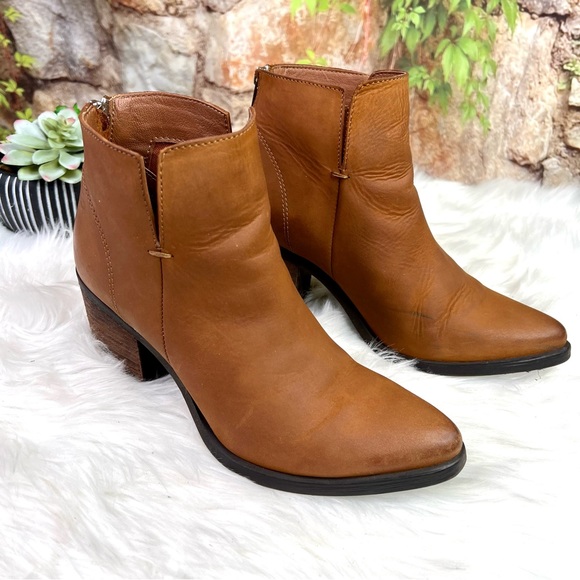 STEVE MADDEN Pawel Tan Block Heel Ankle Boots, 8M - Picture 8 of 13